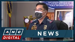 WATCH: PNP updates on cop caught in drug buy-bust, alleged abduction of Cebu-based activists | ANC