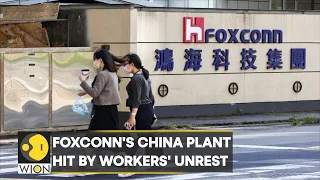 Foxconn's China plant hit by workers' unrest; protest breaks out at iPhone factory | WION