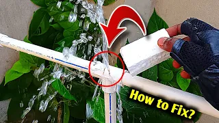 Few people know this secret! Styrofoam and pvc pipes, amazing idea | pvc pipe leak repair