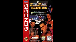 WWF Wrestlemania: The Arcade Game (Sega Genesis)- Bret Hart Playthrough 1/2