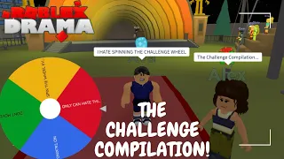 The Challenge Total Roblox Drama Compilation!🍀 (SPINNING WHEEL,CANT TALK,ONLY HATING THINGS)