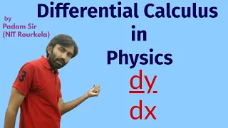 Class 11 Chapter 3 Kinematics: Differentiation || Calculus part 01 || Mathematical Tool l Padam Raj