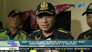 Mahigit P6M halaga ng shabu nasabat sa buy-bust operation sa Taguig City ; 4 na katao arestado