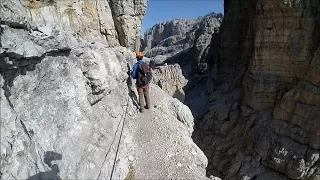 The overhangings of Bocchette Centrali | Dolomites of Brenta