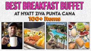 Buffet Breakfast at Hyatt Ziva | ALL YOU CAN EAT FOR FREE | Punta Cana Series | Mansoor ka America |