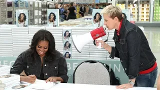 Ellen & Michelle Obama Go to Costco