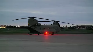 CH-47 Chinook start up/ pre flight check