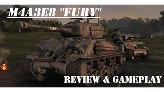 M4A3E8 Sherman "Fury" Review & Gameplay (German) - World of Tanks Premium Tank