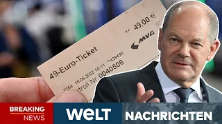 MIT HÄNGEN UND WÜRGEN: Kanzler erleichtert - "Deutschlandticket wird jetzt kommen" | WELT Newsstream