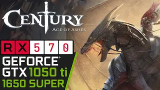 Century: Age of Ashes | RX 570 | GTX 1050 ti | 1650 SUPER | PC Performance Test