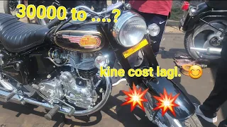 old model restoration cost | full restore bullet | 30000+ me kya ha