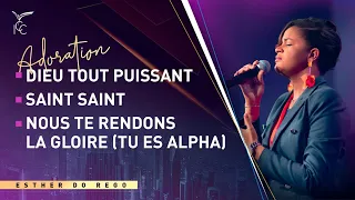 DIEU TOUT PUISSANT / SAINT SAINT / NOUS TE RENDONS LA GLOIRE | Impact Gospel Choir - Esther Do Rego