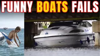 BOAT FAILS 2024 - boat crash !!!  idiots in boats make boat fails - Boat Fails funniest moments