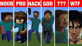 NOOB VS PRO VS HACKER Minecraft Pixel art✨Herobrine