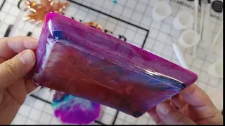 Resin Pour w/ Me Part 3 (Look for Resin Art Tips within the video)