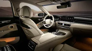 The new Kia K9 2022 | Kia K9 Interior Revealed With Big Screen, Fingerprint Authentication