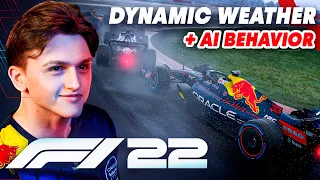 F1 22 DYNAMIC WEATHER + AI BEHAVIOR