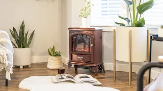 Aspen Electric Portable Fireplace Stove / e-Flame USA