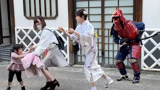 SAMURAI MANNEQUIN PRANK in JAPAN #01 / Asakusa Tokyo