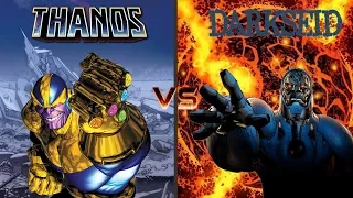 Thanos Vs Darkseid (Marvel Vs DC) Death Battle Character Breakdown! Who Would Win?