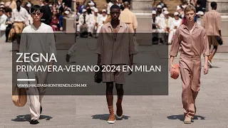 ZEGNA Desfile Primavera-Verano 2024 en la semana de la moda de Milán