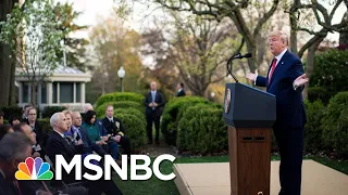 Trump Backs Off Reopening As Nation's Coronavirus Death Toll Nears 3,000 | The 11th Hour | MSNBC