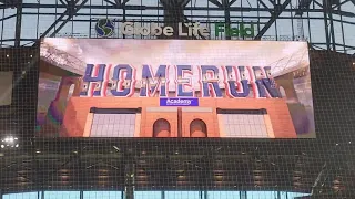 Texas Rangers Kaiden wiffle ball home run fireworks 8/6/22