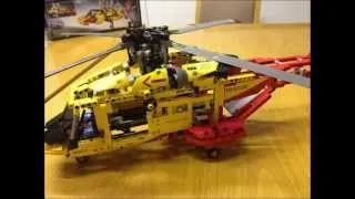 LEGO Technic 9396: Rescue Helicopter - Build Timelapse