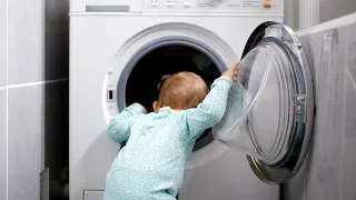 How to Prevent Kids From Getting Stuck in Washing Machines