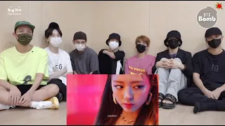 BTS reacting to Itzy - shoot