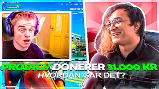 Prodigy DONERER 31.000KR til DANSKE STREAMERS | Danske Highlights #74