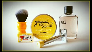 Бритье! Осеннее бритьё! Merkur Progress Long - Gillette 7o'clock - Yaqi - Zingari - PlayBoy - Чаша3D