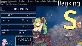 Fuminori Matsumoto - Utsukushii Neiro de Sekai ga Natta [Sakura Mau] +DT FC 98,48%