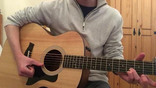 Dead In The Water Acoustic Tutorial (Noel Gallagher)