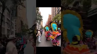 Masskara Festival Dancers Performing in New York’s Madison 125th Philippine Independence Day Parade