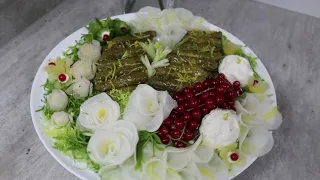 Stuffed Grape Leaves, The best Armenian dish Tolma, Dolma, ՏՈԼՄԱ, Толма