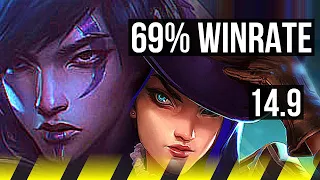APHELIOS & Bard vs CAITLYN & Zilean (ADC) | 69% winrate, 8/1/5 | EUW Master | 14.9