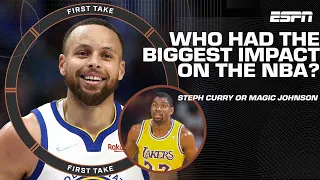 Steph Curry or Magic Johnson: Who has had the bigger impact on the NBA? First Take debates