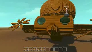 ЛЕТАЕМ НА САМОМ ГИГАНТСКОМ ДИРИЖАБЛЕ В ВИДЕ НАСЕКОМОГО В SCRAP MECHANIC