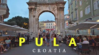 PULA Croatia,Walking Tour 4K UHD - Urlaub in Pula Kroatien