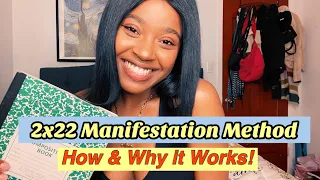 HOW TO: 2X22 MANIFESTATION METHOD USING SCRIPTING TO MANIFEST MONEY | MUST SEE RESULTS!