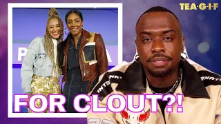 Tiffany Haddish Accuses Amanda Seales Of Criticizing Her For Clout | TEA-G-I-F