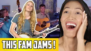 The Petersens - Jolene Reaction | This Fam Jams! Ellen Was On American Idol!