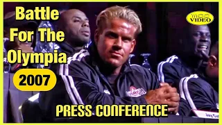 MR OLYMPIA PRESS CONFERENCE (2007) BATTLE FOR THE OLYMPIA DVD