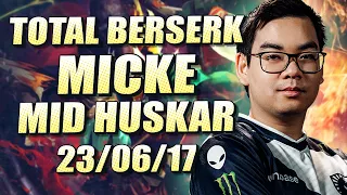 LIQUID: MICKE | MID HUSKAR | 23/06/17 | PLAYER PERSPECTIVE | DOTA 2 GAMEPLAY & HIGHLIGHTS