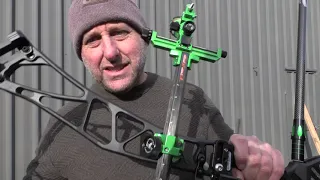 2022 Elite Rezult compound bow Target setup