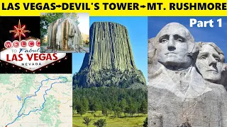Part 1: LAS VEGAS to DEVIL'S TOWER to MT. RUSHMORE: WORLD'S LARGEST MINERAL HOT SPRING, Thermopolis