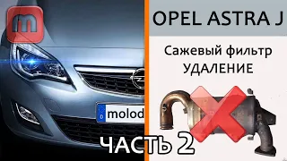 Удаляю сажевый фильтр Opel Astra J 1.7 CDTI. Не так уж и дорого. Плюсы и минусы