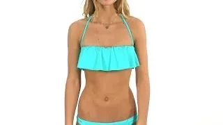 Hurley Women's One & Only Solids Bandeau Top | SwimOutlet.com