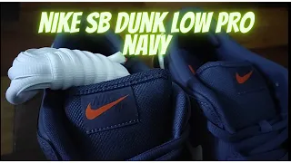 Nike SB Dunk Low PRO Navy (Orange Label) Unboxing!